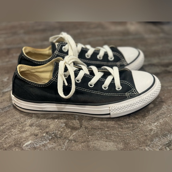 Converse All star low, size 3 youth, black - Picture 3 of 5